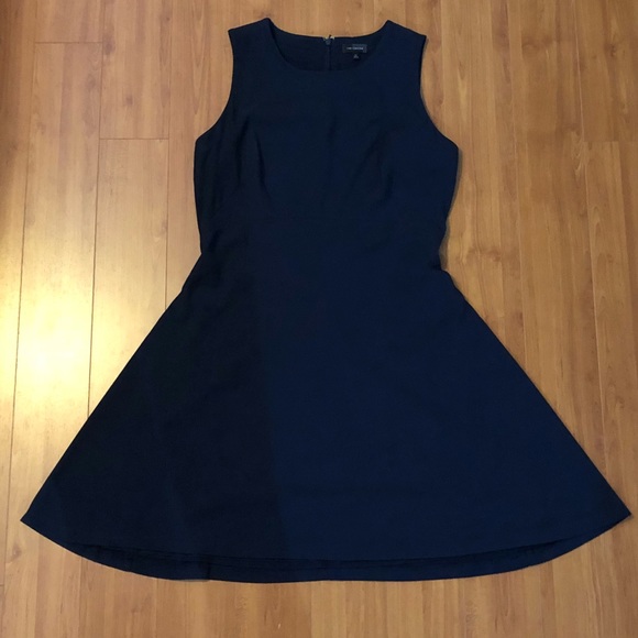 the limited navy blue dress LIMITED COLLECTION Plus Size Navy Blue Polka Dot Dress